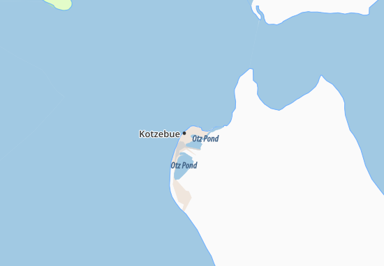 Kaart Plattegrond Kotzebue