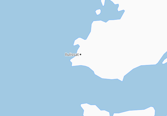 Mapa Jakobshavn