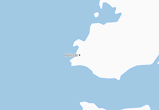 Mapa Ilulissat