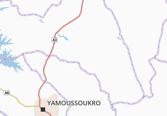 Mapa Bakro Sakassou