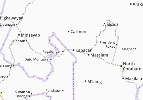Kaart Plattegrond Kabacan