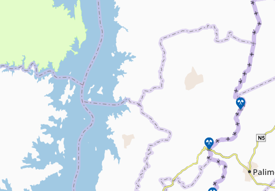 Mapa Ahenkro
