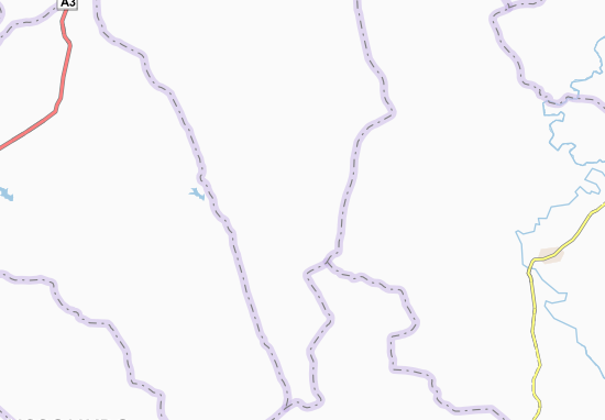 Kaart Plattegrond Nda-Akissikro