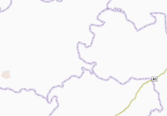 Kaart Plattegrond Kokonou
