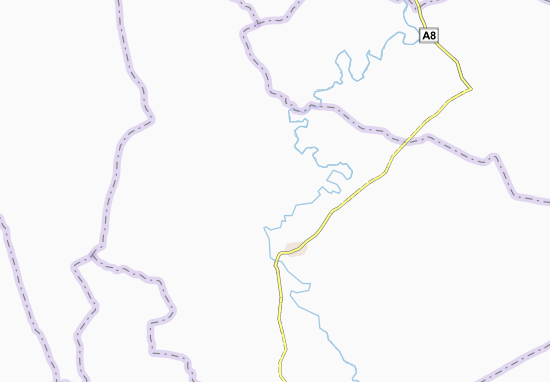 Karte Stadtplan Soussayakro