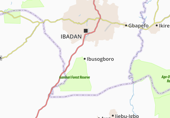 Kaart Plattegrond Ibusogboro