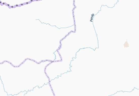 Kaart Plattegrond Koundjouli