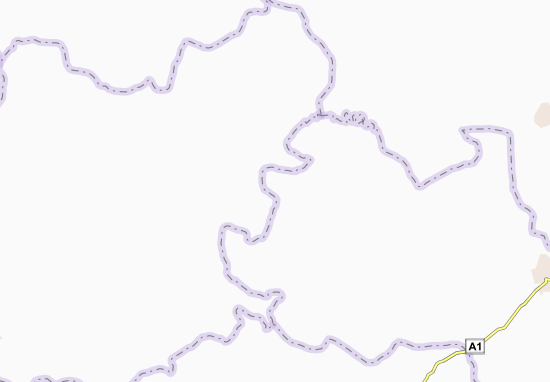 Mapa Komoé-Dénou