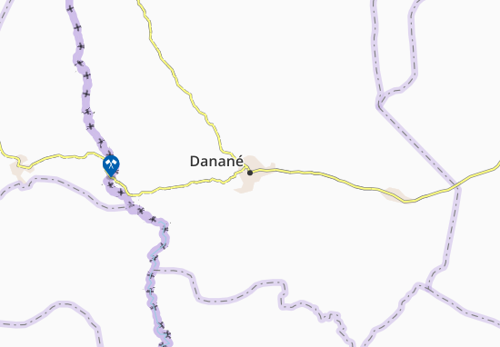 Danané Map