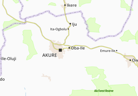 Oba-Ile Map
