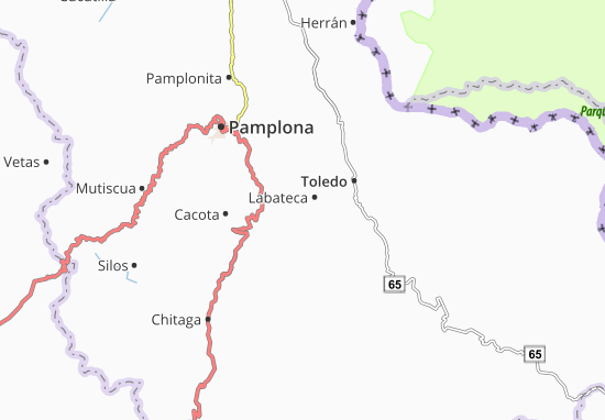 Labateca Map