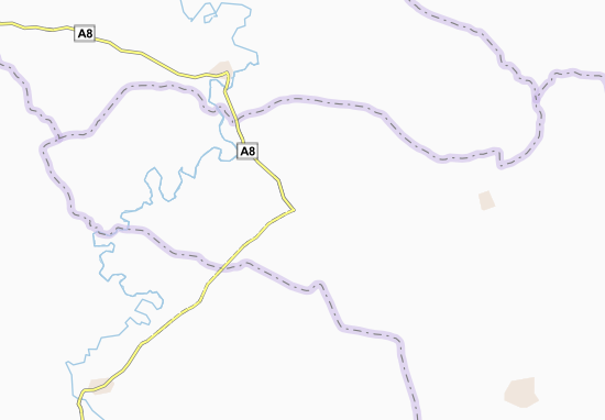 Mapa Anando Kouassikro