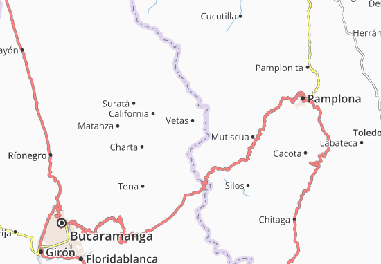 Vetas Map