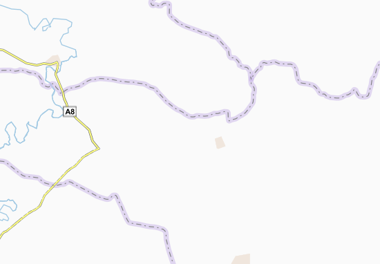 Mapa Kouamé-Lékro