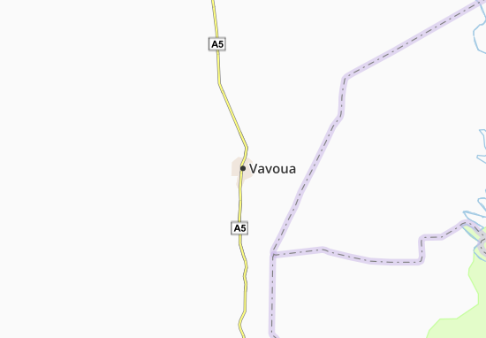 Kaart Plattegrond Vavoua