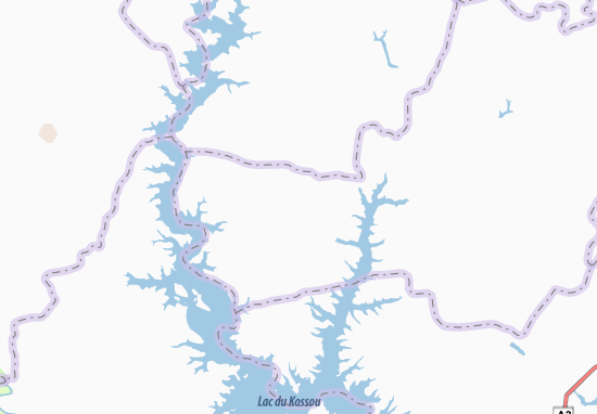 Karte Stadtplan Toumodi Sakassou