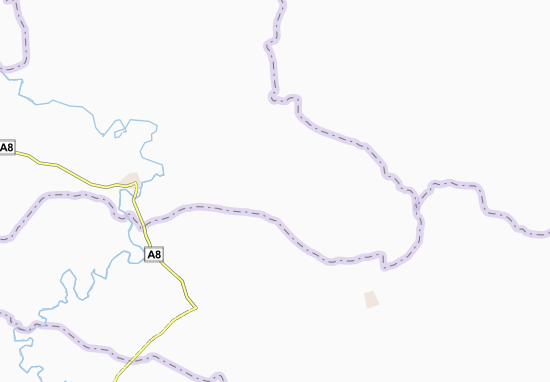 Karte Stadtplan Akouéboué