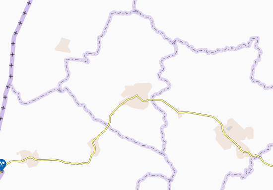 Karte Stadtplan Berekum