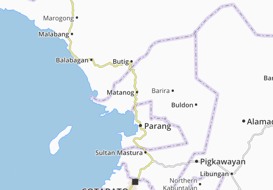 Karte Stadtplan Matanog