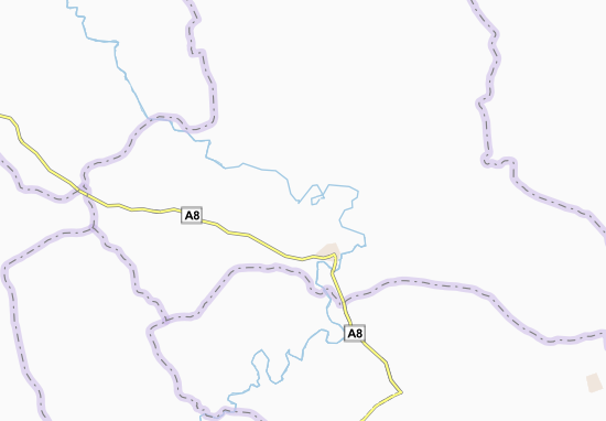 Karte Stadtplan Ouokoukro