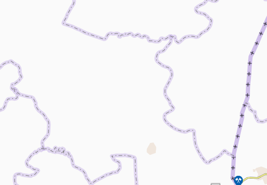 Karte Stadtplan Koun-Abroussou