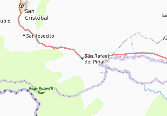 Mapa San Rafael del Piñal