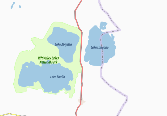 Langano Map