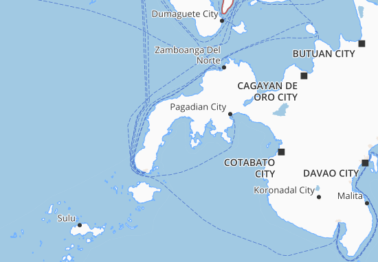 Karte Stadtplan Zamboanga Del Sur