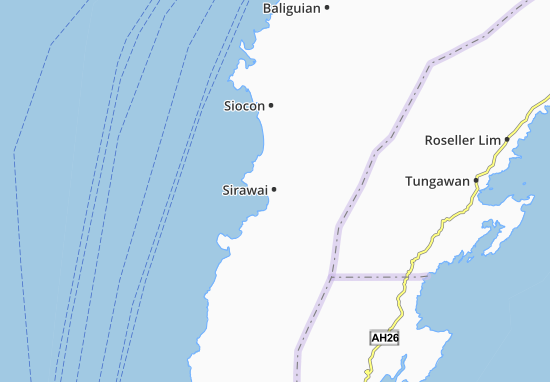 Mapa Sirawai