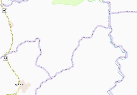 Karte Stadtplan Gourané II