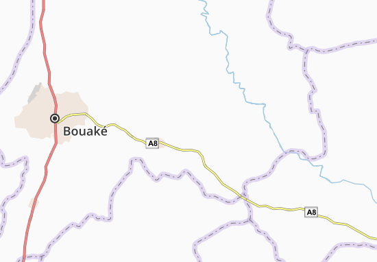 Kaart Plattegrond Sokouamikro