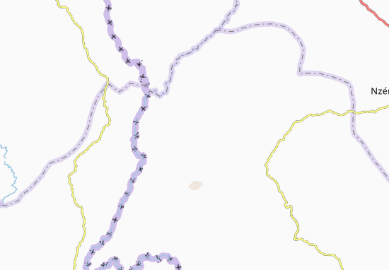 Mapa Bokoume
