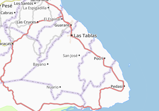 Mapa San José