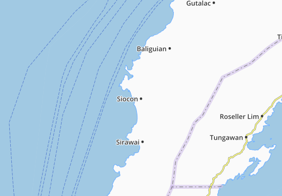 Mapa Siocon