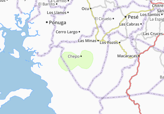 Mapa Chepo