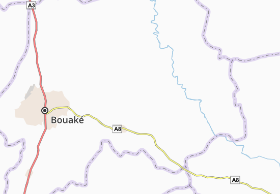 Karte Stadtplan Bobokro