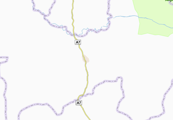Kaart Plattegrond Biankouma