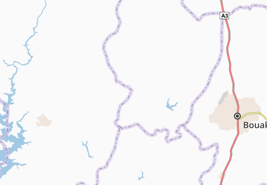 Karte Stadtplan Boukébo
