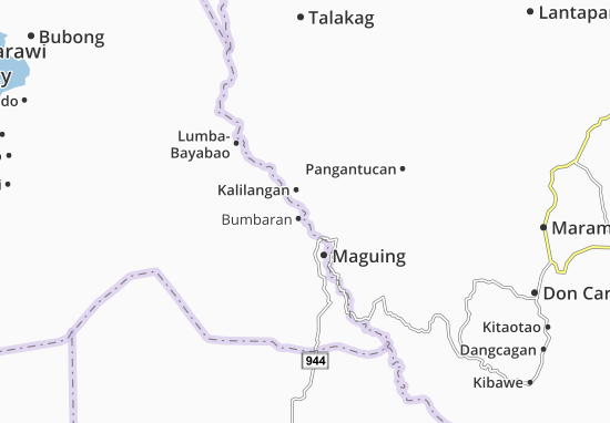Kaart Plattegrond Kalilangan