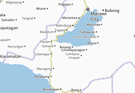 Kaart Plattegrond Binidayan