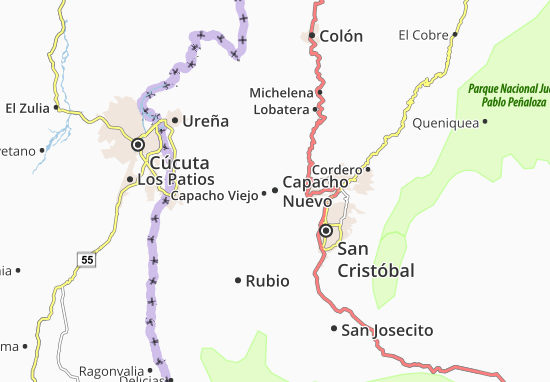 Mapa Capacho Nuevo