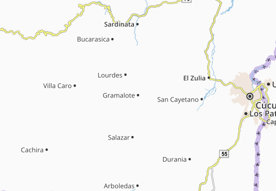 Mapa Gramalote