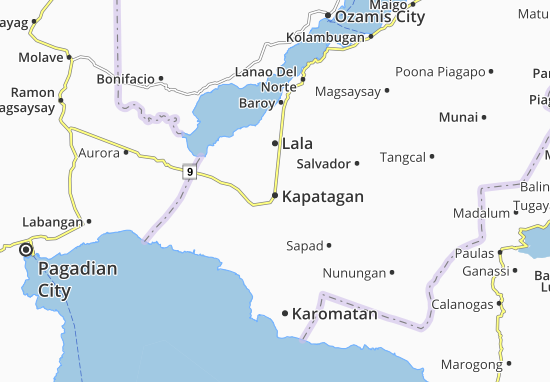 Kapatagan Map