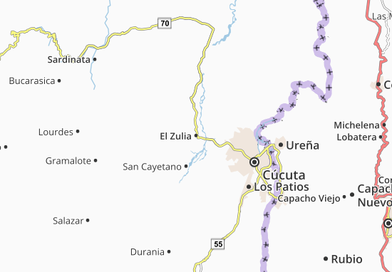 El Zulia Map