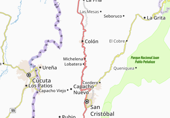 Michelena Map