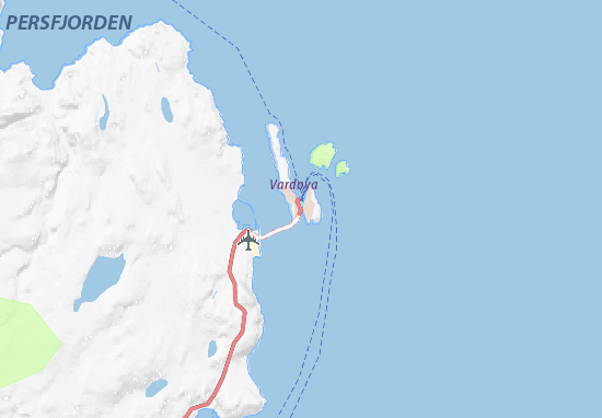 Kaart Plattegrond Vardø