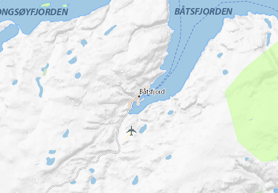 Mapa Båtsfjord