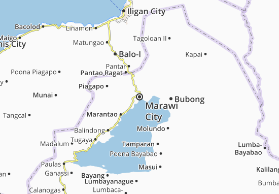 Mapa Marawi City