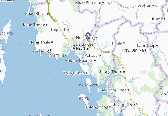 MICHELIN-Landkarte Ban Khlong Ka - Stadtplan Ban Khlong Ka - ViaMichelin