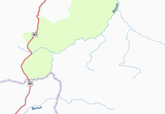 Mapa Bandjoukri